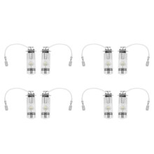 8Pcs 6000K White LED H3 100W 2323 Car Fog Light Bulb DRL
