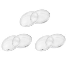 6Pcs Round Diameter 90mm Fog Lamps Lights Tempered Glass Anti-Fog Glass for L200 Outlander Pajero Colt Triton