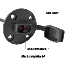 SAE Connector,Solar SAE Socket Sidewall Port, SAE Cable Quick Connect Panel Mount Universal (5 Pack)