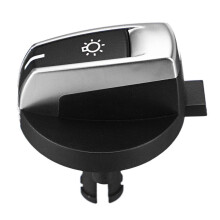 4Pcs Car Headlight Knob Buttons For- 5/7 Series X3 X4 F01 F02 F03 F10 F18 F07 F06 F25 F26 Black