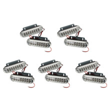 10PCS Car Light 16LED Daytime Running Light Fog White Light DRL Daytime Running Lamp Universal