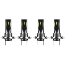 4 PZ Auto H7 LED Lampadine Testa Della Lampada Della Luce Bianca 6000K 80W CSP Chip 6SMD Moto Nebbia Lampada 1860 16000LM Corsa e Jogging Luce
