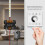 5X RF Wireless Wall- Mounted Touch Panel Dimmer Control for DC5-24V 30A Single Color LED Strip Lighting 6