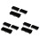 3X Capa Protetora de Lente Preta de 20 Polegadas para CaminhãO com Barra de Luz LED Offroad 4WD SUV ATV 1