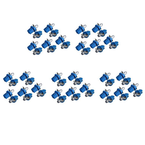 50x LED BULB METER DASH B8-5D T5 Lamp with Holder  TUNING Auto Car Light