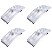 4X Right Side Wing Mirror Door Indicator Lens Turn Signal Light Cover for Everest Ranger 2012-2018 (Without Bulbs )