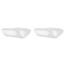 2X Linkerkant Koplamp Heldere Lensdop voor X1 F48 2016-2019 Koplamp Lampenkap Shell Koplamp Glazen Behuizing Kap