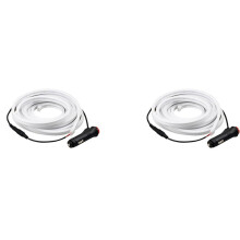 2X voor  Model Y 2021-2023 Auto LED-Lichtstrip Flexibele Kofferbak Waterdichte Neonverlichtingaccessoires (Warm Wit)