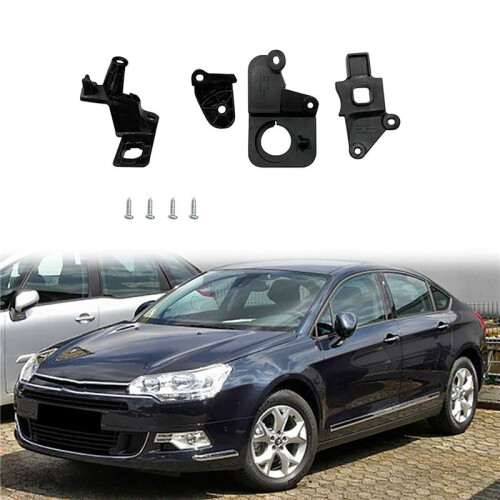 2X for  C5 Left Headlight Bracket Repair Kit 6212.F0 Car Accessories 1