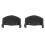 2X Motorcycle Headlight Fairing Transparent Brown Windshield for  Ybr 125 2014-2017 1