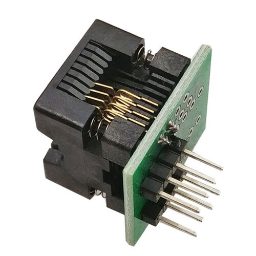 2Pcs SOP8 to DIP8 SOP8 Turn DIP8 SOIC8 to DIP8 IC Socket Programmer Adapter Socket for Wide 200Mil 2