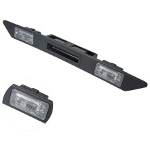 2X Trunk License Plate Light 8P48275743FZ Rear License Plate Light Trim Assembly for - A3 A4 A6 Q7 RS3 S4 2003‑2013