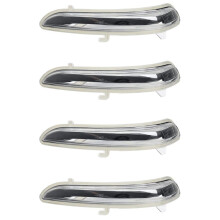 4X CôTé Droit Aile Porte RéTroviseur Clignotant le Clignotant Couvercle de Lentille 1607512680 pour  208 2008-2017