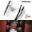 2X Chrome Tail Light Visor Cover for  Dyna Softail FXD FLHT FLST FXR FLTR 883 7