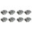 8Pc Car Rear Tail Light Lamp Socket Holder 33513-S50-003 for   Taillight Socket 1
