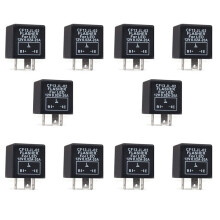 10X Car 3-Pin CF-13 Electronic LED 12V Flasher Relay Fix for Turn Signal Blinker