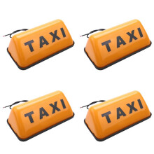 4X TAXI Led Indicator Light Sign LED Day Light Car Daytime Running Lights  12V 3W Auto Driving Roof Top Cab LED Sign