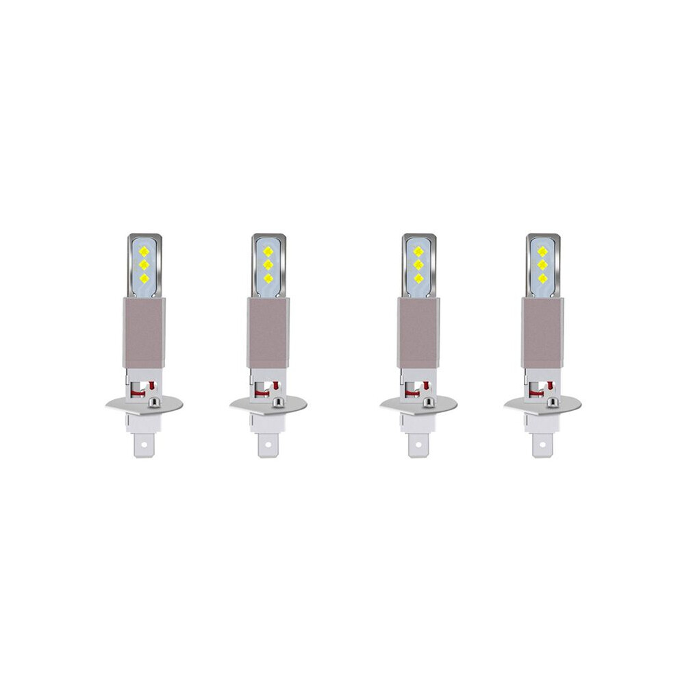 4Pcs H1 Led Bulbs Motorcycle Head 20000Lm 6000K 80W 6Smd Bulbs Car Fog Lamp Turn Signals White/Light 6032031558629