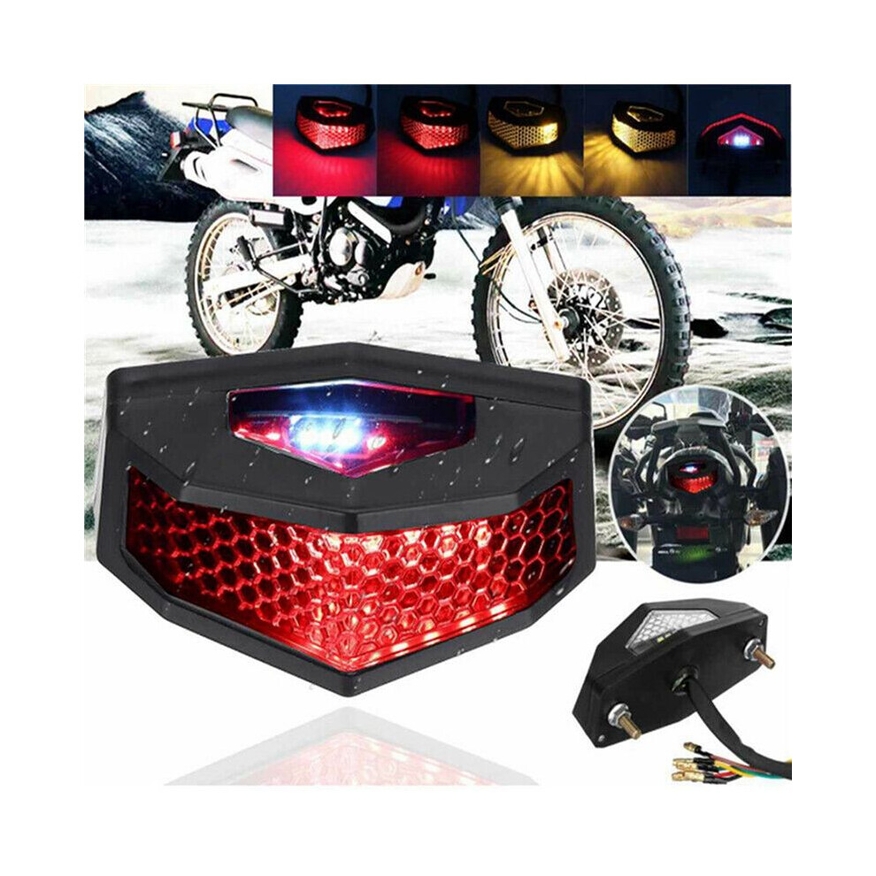 10X Universal Motorcycle Led Turn Signals Modified Tail Cafe Racer Brake Lamp Light 6034064173572