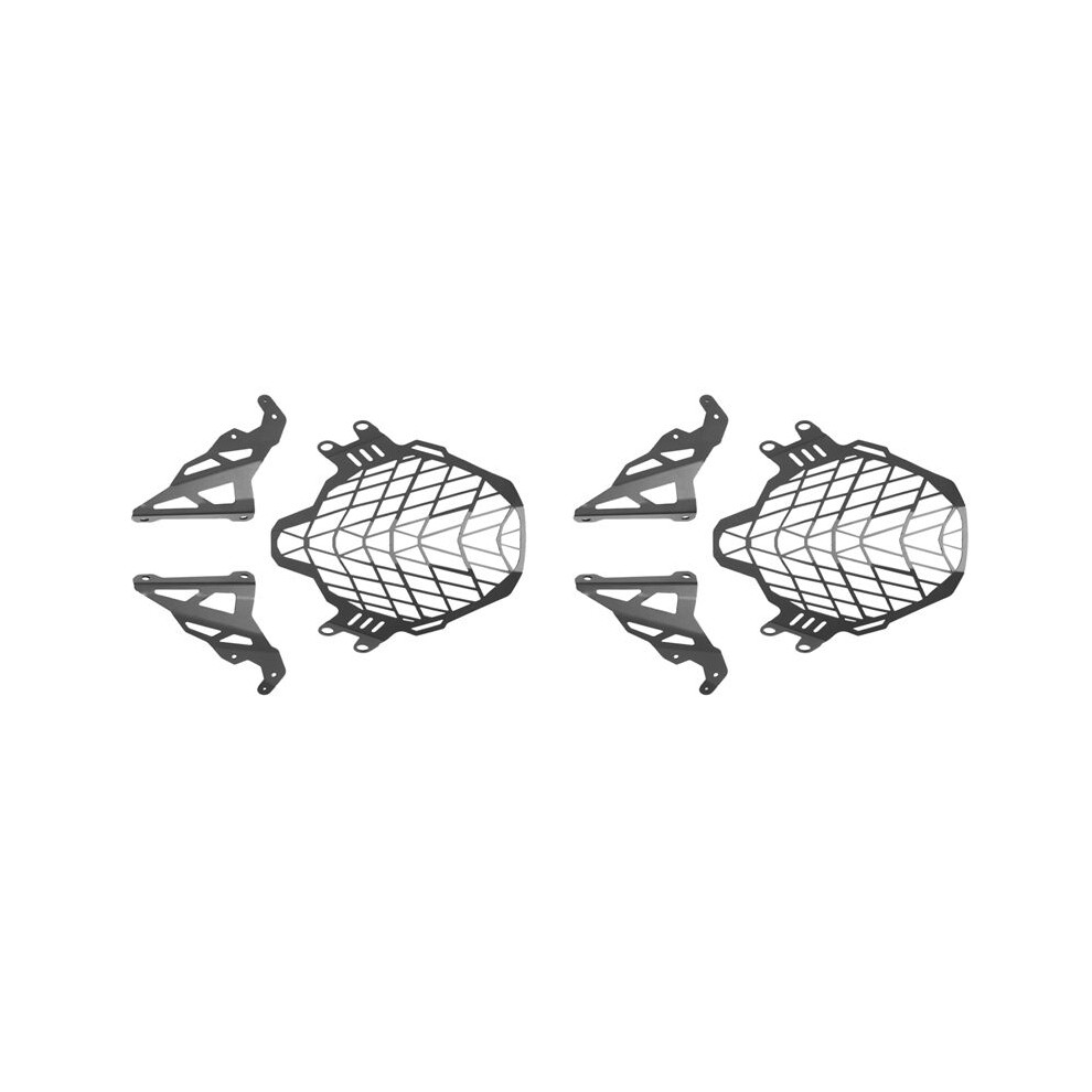 2X Motorcycle Head Guard Protector Cover Protection Grill For Dl650 V-Strom Dl 650 Vstrom 650 Light 4711371738510
