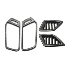 Carbon Fiber PVC Dashboard Air Vent Outlet Cover Trim for Accord 2018-2022