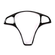 For   C E Class GLC CLA GLA W205 W213 X253 X156 Car Steering Wheel Decoration Frame Cover Trim,Bright Black