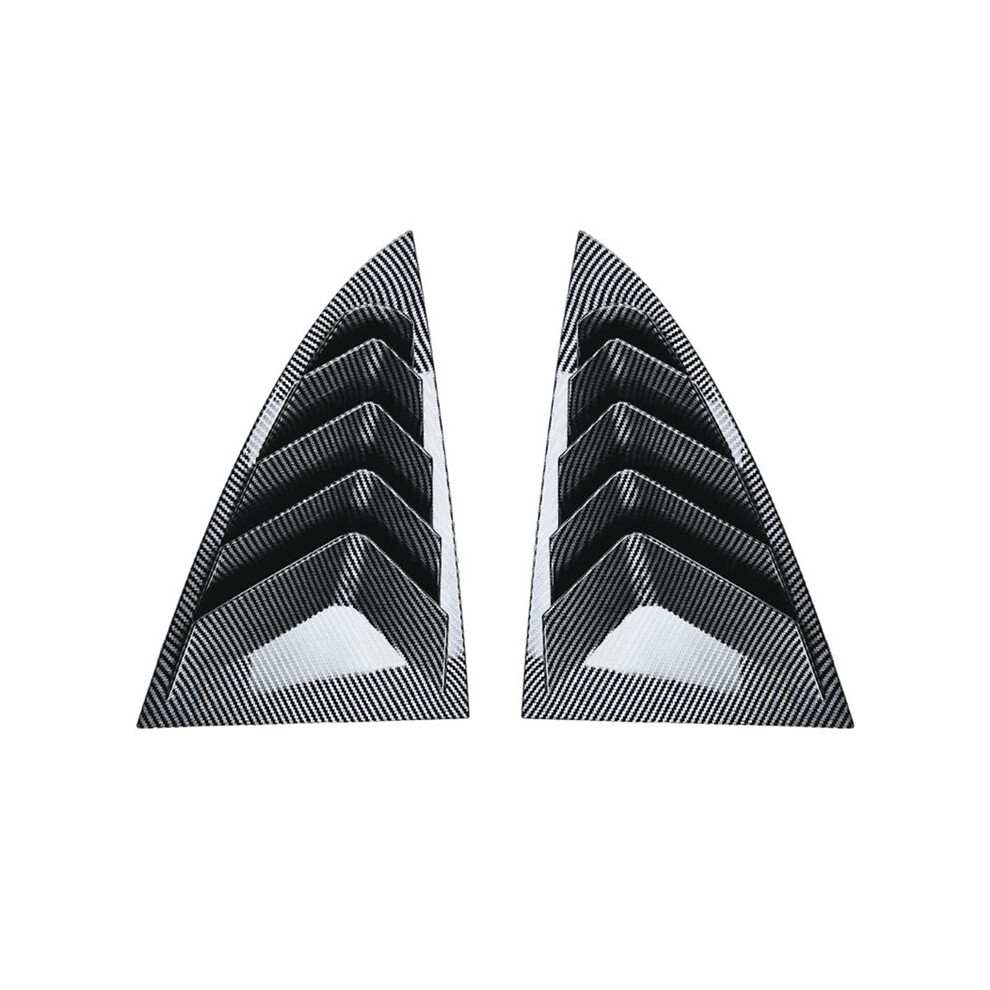 For Model 3 Highland 2024+ Rear Side Window Louvers Air Vent Scoop Shades Cover Blinds Spoiler Carbon Fiber 6132050801932