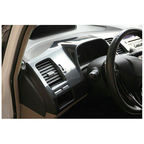 Carbon Fiber ABS Dashboard Instrument Panel Cover Trim for   2006-2011 2