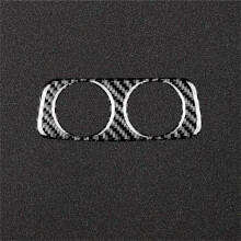 Real Carbon Fiber for Stinger 2018-2023 Car Rear Charging Port USB Hole Cover Trim Sticker Interior Accessories