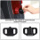 Tailgate Lock Buckle for    2007-2021 Tailgate  Stop Bumper Tailgate Door Lock Outer Buckle 3