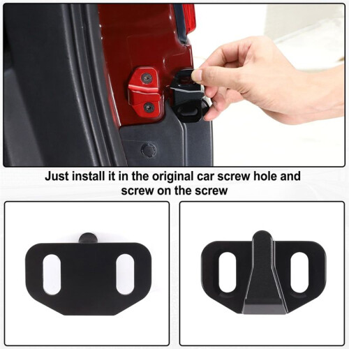 Tailgate Lock Buckle for    2007-2021 Tailgate  Stop Bumper Tailgate Door Lock Outer Buckle 2