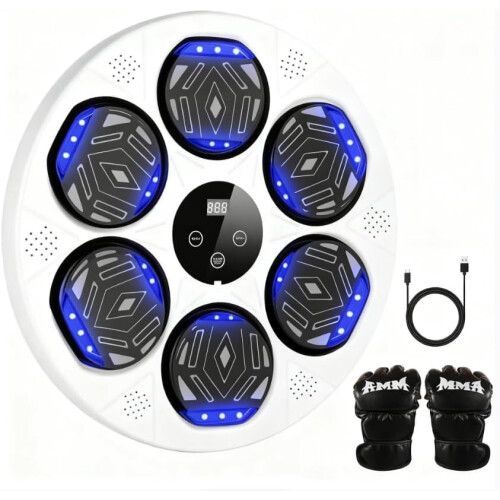 White Bluetooth Wall-Mounted Music Boxing Machine 1