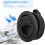Boat Door Latch Set 3pcs Black Round Flush Pull Slam Latch VibrationProof CorrosionResistant 3