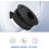 Boat Door Latch Set 3pcs Black Round Flush Pull Slam Latch VibrationProof CorrosionResistant 5