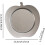 Stainless Steel Dinner Plate 24cm Rustproof Stackable for Camping Picnic and Outdoor Dining 4