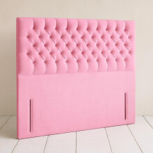 (Single 3ft, Steel) Chesterfield 54in Floor Standing Headboards for Divan Beds in Plush Velvet All UK Sizes