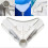 Plastic Tee Adapter for  Home Pool Bracket Parts Pool Frame Corner Support Replacement Part for Above Ground Pools 6
