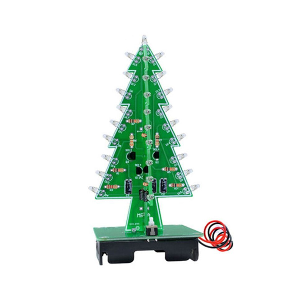 Diy Christmas Tree Led Kit - Flashing Lights Circuit Kit For Festive Electronic Fun Colorful 6031356947224