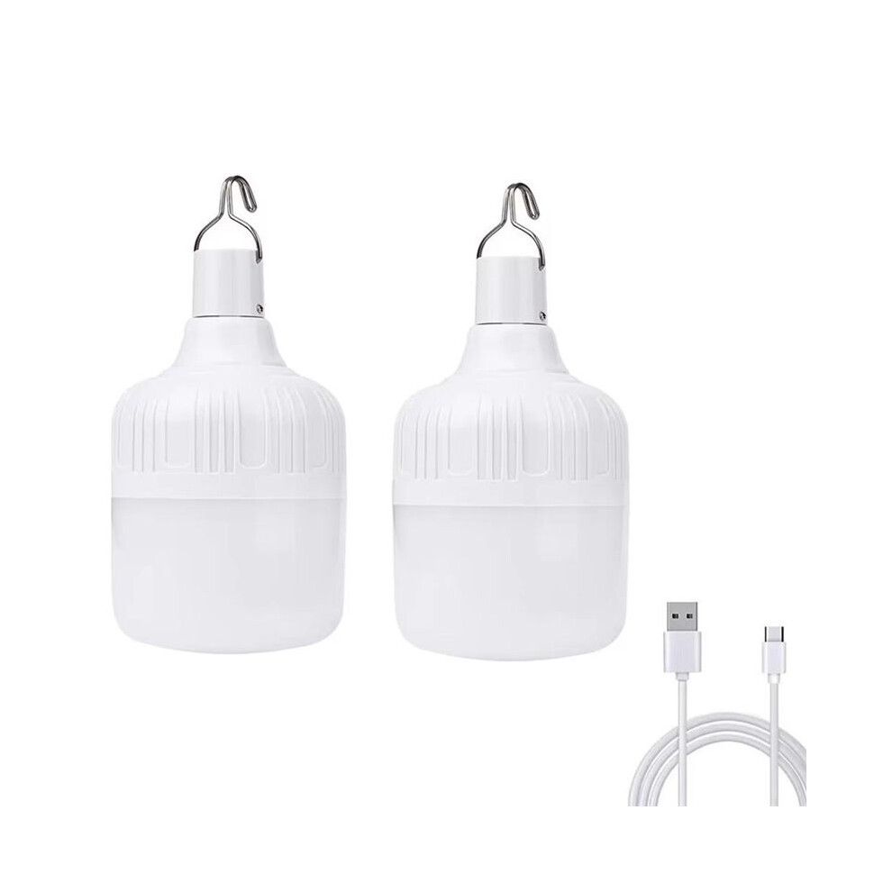 Lanterne de Camping à Intensité Variable, Ampoule LED, 5 Modes D'Éclairage, Rechargeable par USB, Lampe de Tente Suspendue, Lanterne D'Urgence