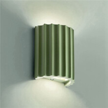 2X Bedroom Wall Lamp Home Entrance Aisle Living Room Lamp Resin Wall Lamp Indoor Wall Lamp Bedside Lamp (Green)