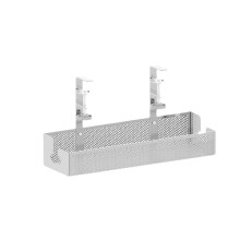 Under Desk Cable Organizer-No Drill Mesh Cable Management Box, High Load-Bearing Wire Holder for Desk Cord Storage A