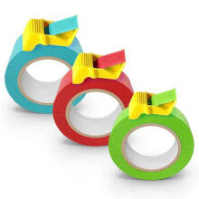 Tape Cap Compact Tape Dispenser,3Pack for 1inch, 1-1/2inch and 2inch Masking and Painter'S Tape,DIY Painting Accessories