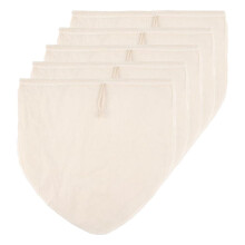 5 Pcs 12X12 Inch Nut Milk Bag, Cotton Cheese Cloth Bag for Straining, Reusable Strainer Bag for Oat Milk, Cheese Making