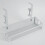 No Drilling Extendable Under Desk Box Tray and Cord Organizer Clamp Mount Computer Desk Wire Organizer 3