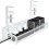 No Drilling Extendable Under Desk Box Tray and Cord Organizer Clamp Mount Computer Desk Wire Organizer 5