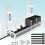 No Drilling Extendable Under Desk Box Tray and Cord Organizer Clamp Mount Computer Desk Wire Organizer 2