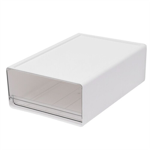 Transparent Desktop Storage Box Drawer Type Office File Storage Box Bedroom Study Stack Combination Portable Storage Box