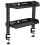 2 Tiers Clamp- Desk Shelf No Drill Desk Organizer Rack Space Saving Adjustable Metal Computer Desktop Clamp 1