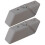 2pc Large Capacity Student Pencil Case Silicone Pencil Case Gradient Rectangular Stationery Organizer Pencil Bag Grey 1