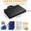File Folder, Large Capacity A4 Fireproof File Folder with Handle, Waterproof Foldable Accordion Document Storage Bag 7